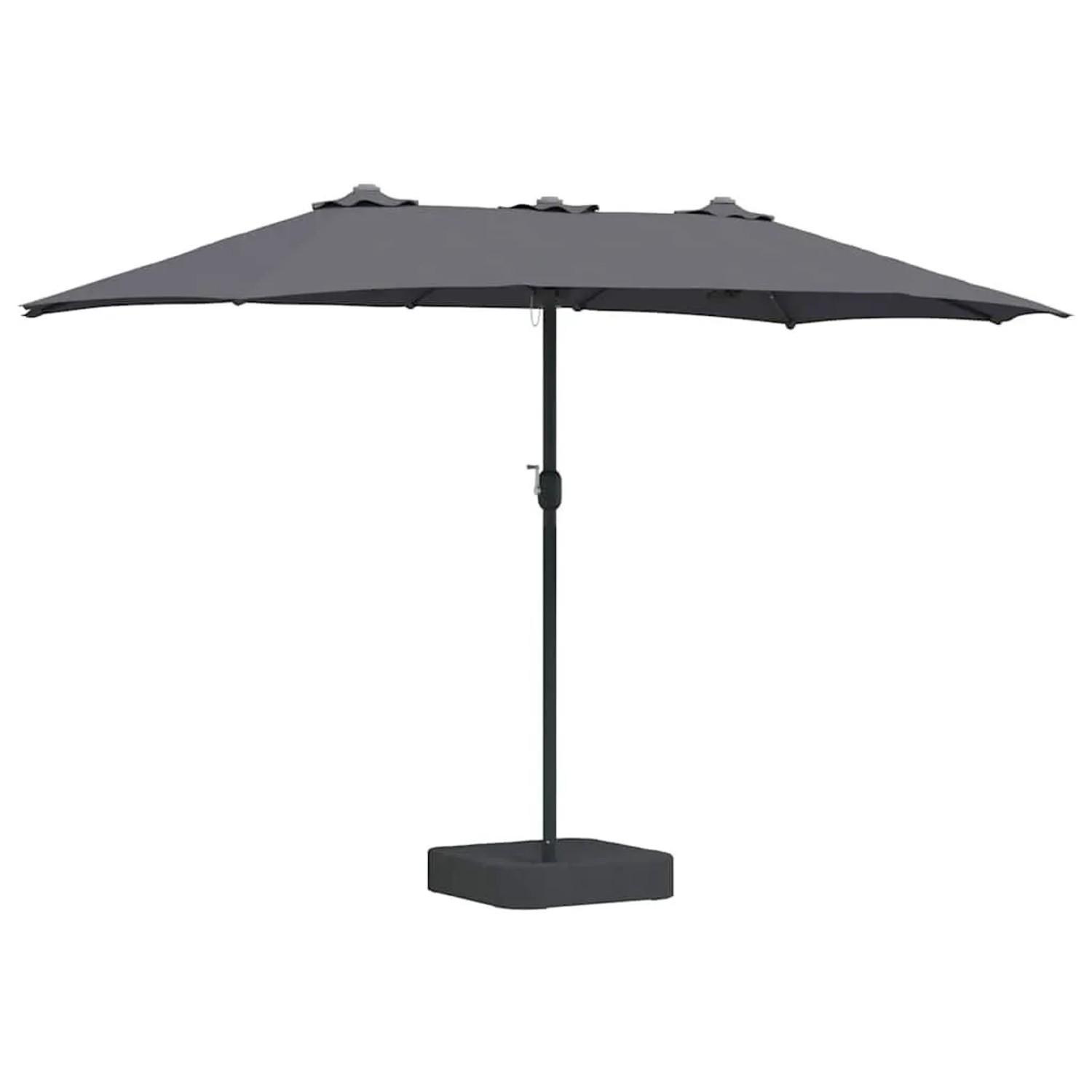 vidaXL Gartenparasol Anthrazit 385 x 209 x 244 cm Stoff 42003285 günstig online kaufen