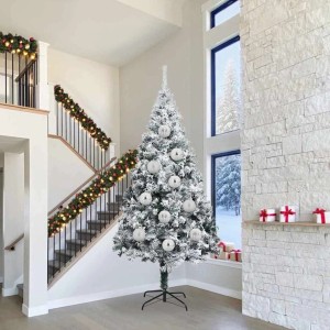 vidaXL Weihnachtskugel-Set 4-Tlg Silber XXL 42018875