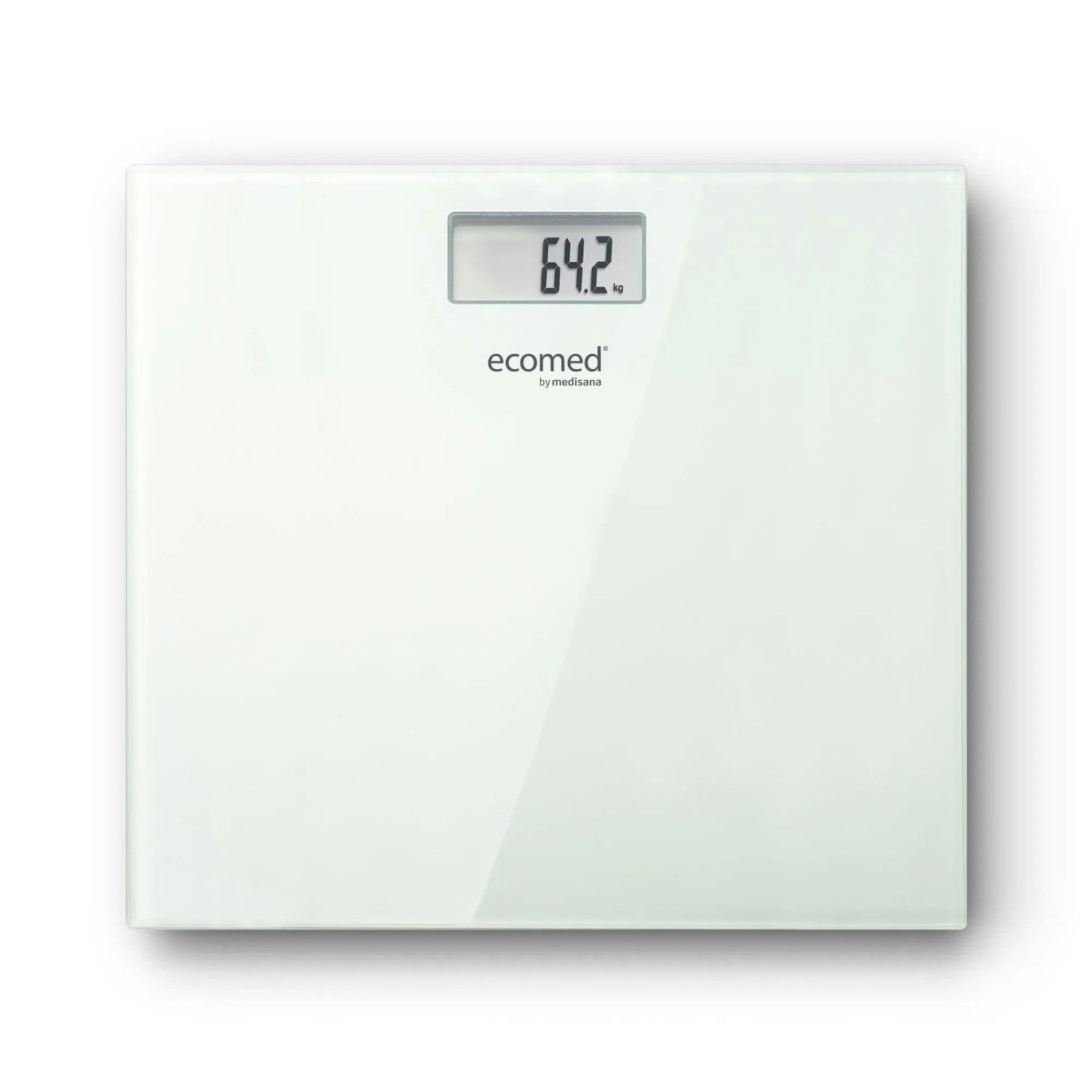 ecomed by medisana PS 72E digitale Personenwaage Badezimmerwaage aus Glas