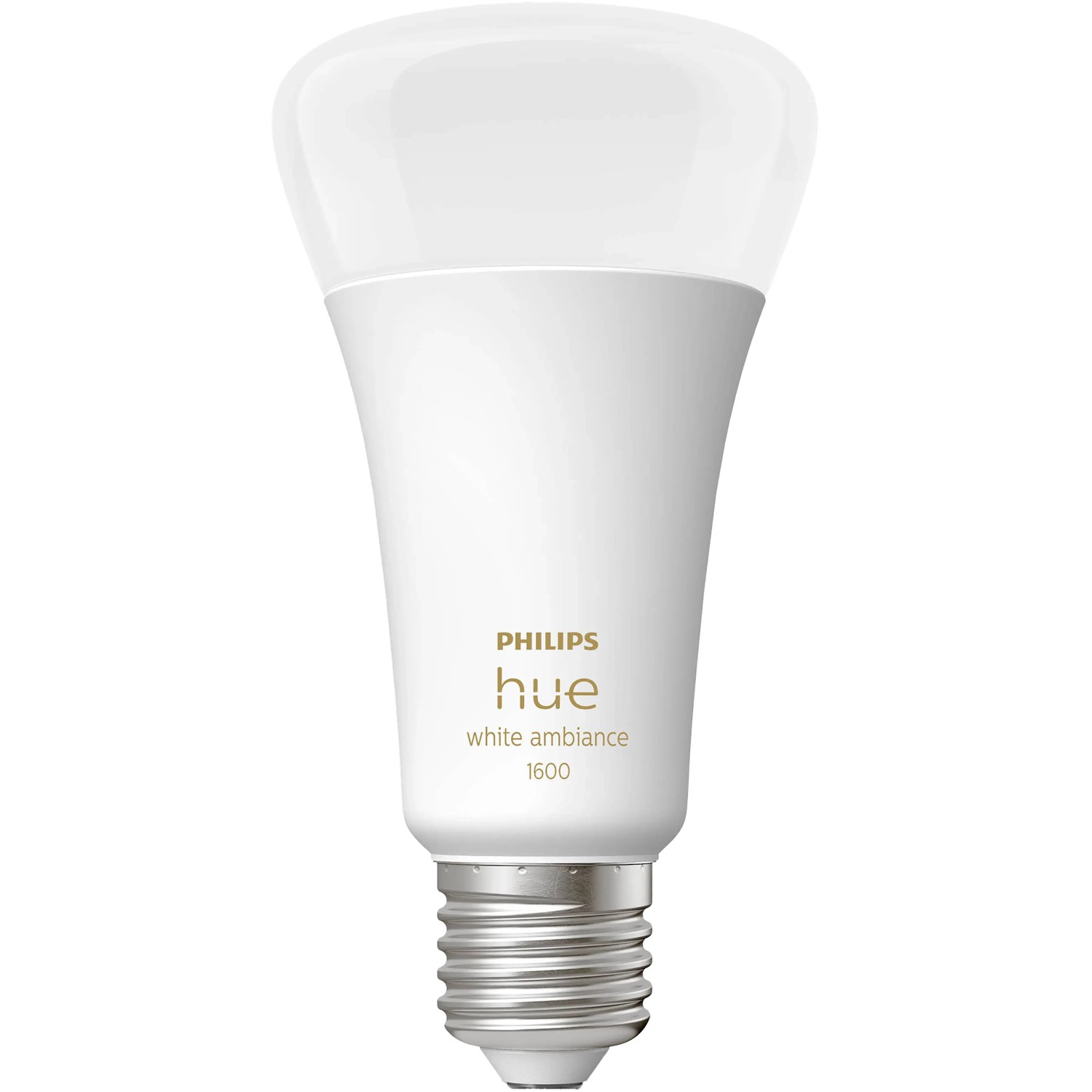 Philips Hue E27 LED-Lampe, White Ambiance, 1600 lm, 1er-Pack. Dimmbar, warmweiß bis kaltweiß.
