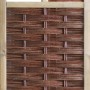 T & J Weidengeflechtzaun Labo-3D mit Fenster, 94x180cm, Sichtschutz für Garten.