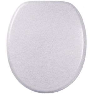 Sanilo WC-Sitz Glitzer Weiß mit Absenkautomatik aus Holz.