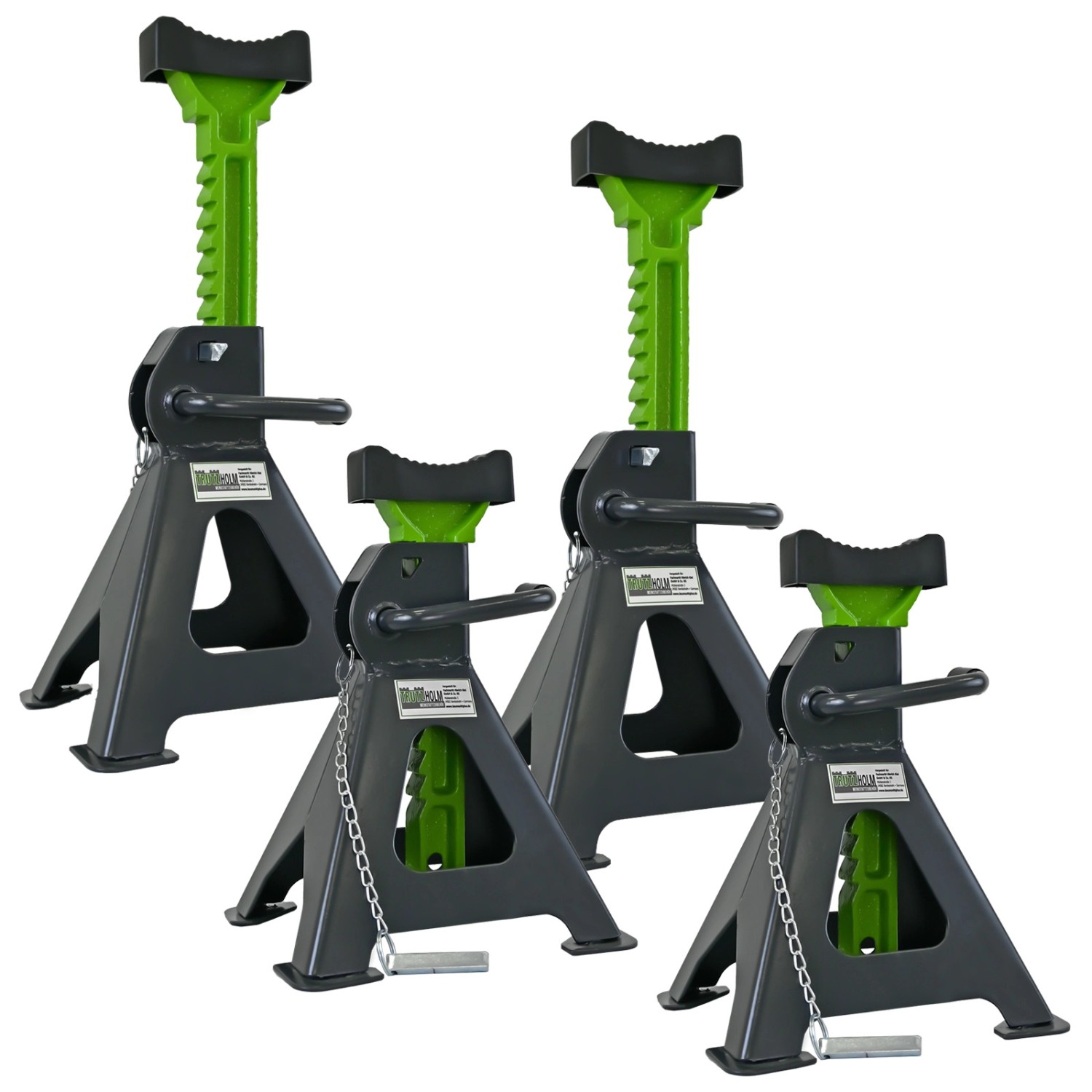 TRUTZHOLM Unterstellbock 4 Stück 6 Tonnen Traglast Pro Stütze Höhe Von 380 Bis 600 mm