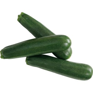 Frische, grüne Zucchini von Grow by OBI, ideal für Salate und Gemüsepfannen.