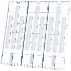 Transparente Garantia Frühbeet Abdeckung L Ergo Quadro für Kunststoff-Hochbeete.