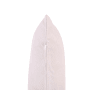 Detailaufnahme Kissen des Beliani Hängesessels, naturfarben beige.
