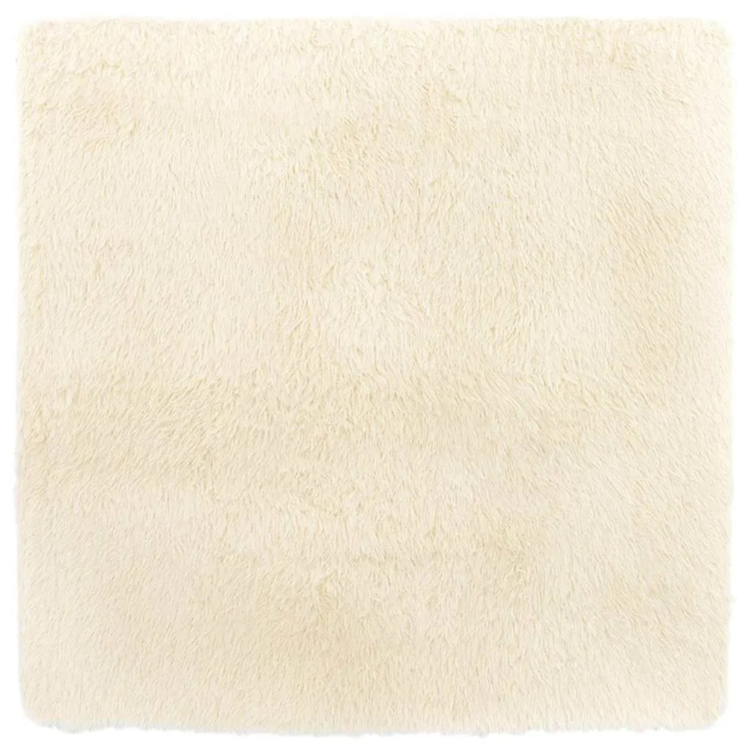 vidaXL Teppich Shaggy Hochflor NAVARRA Creme 160x160 cm Polyester 4102871 günstig online kaufen