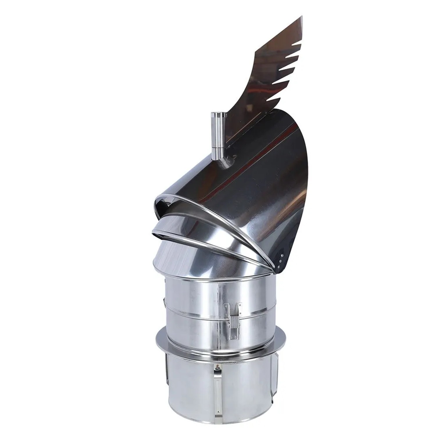 Subtiel Schornsteinaufsatz Rotowent Dragon 2 Zum Einstecken Edelstahl Ø 250 mm