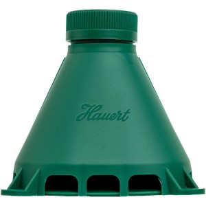 Grüne Manna Schneckenfalle von Hauert aus Kunststoff, schützt Pflanzen vor Nacktschnecken im Garten.