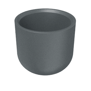 Prosperplast Blumentopf Molta Hoch Ø 60 cm x 55 cm Granit