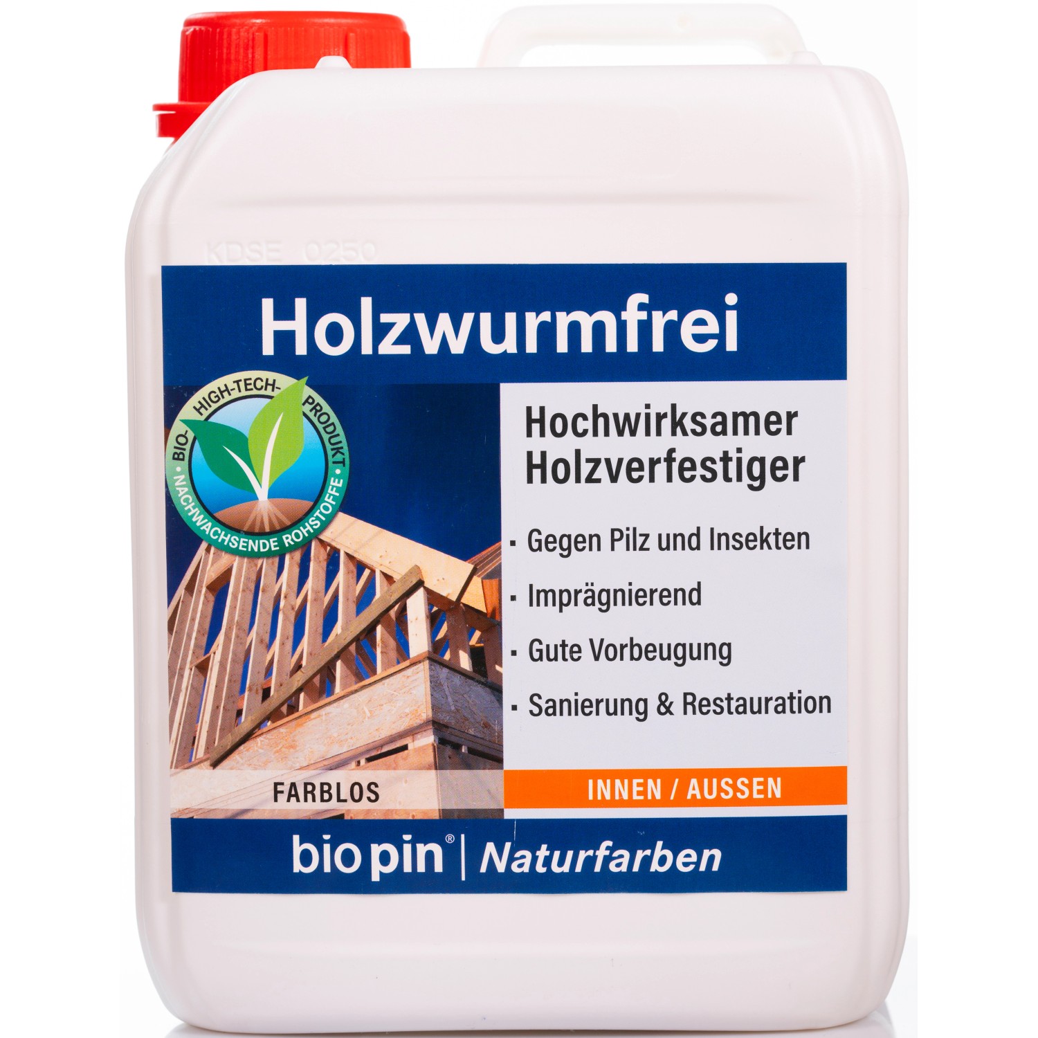 Biopin Holzwurmfrei Transparent 2,5 l
