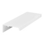 SOTECH BLANKETT Jane Möbelgriff, 150 mm, weißes Aluminium Profilgriff mit abgerundeten Kanten für Möbelfronten.