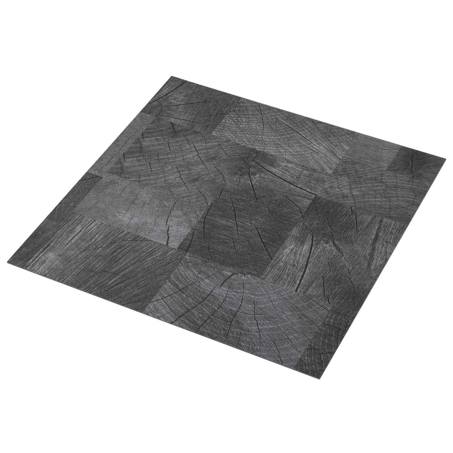 vidaXL Bodenplanken 55 Stk Grau 5,11 m² PVC 42046314