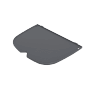 Weber Grillplatte für Q1000N, einseitig, aus Gusseisen, für Grillutensilien.