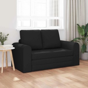 vidaXL Klappsofa Bett Schwarz 148 x 71 x 83 cm Stoff 42030508