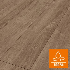 Classen Laminat Grande XXL Eiche Ashford Braun, wasserfest, mit 100% Wasserschutz.