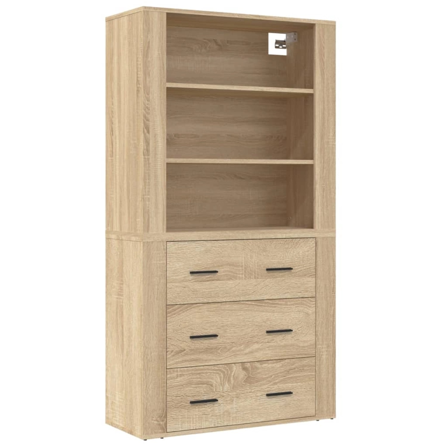 vidaXL Highboard Sonoma-Eiche Holzwerkstoff 3185394
