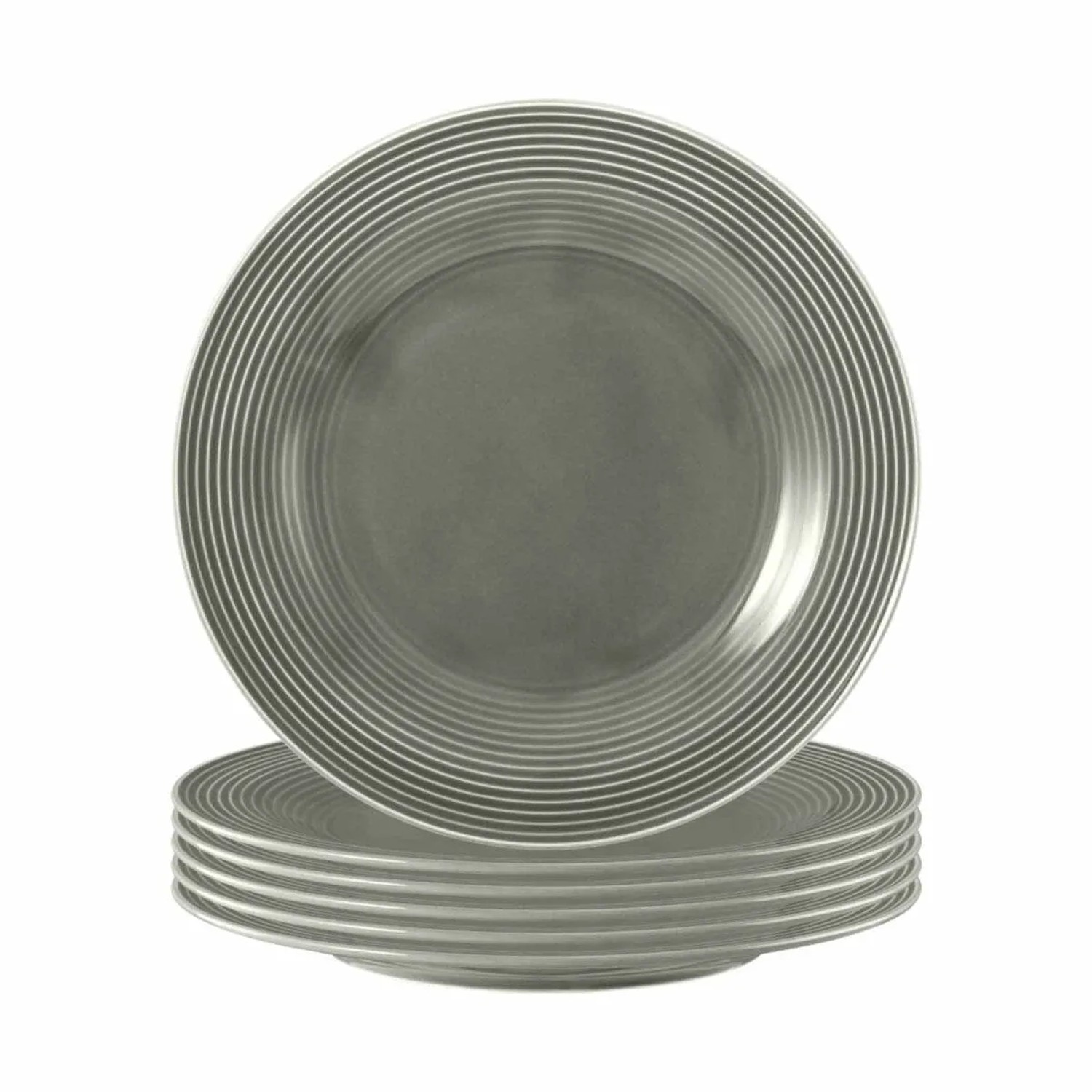 Seltmann Weiden Beat Color Glaze Frühstücksteller 23,3 cm 6er Set Perlgrau