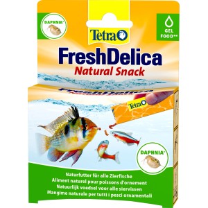 Tetra FreshDelica Daphnia, natürliches Spezialfutter für Zierfische im 48g Pack