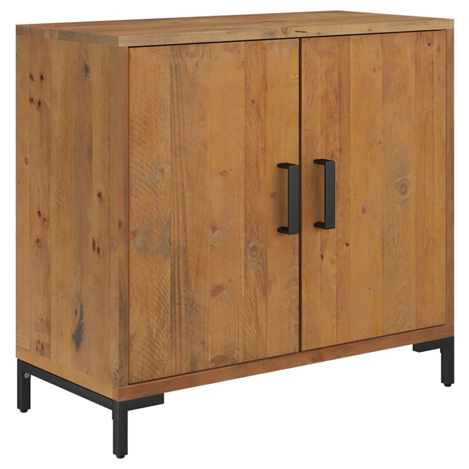 vidaXL Sideboard Braun 75x35x70 cm Massivholz Kiefer 349923