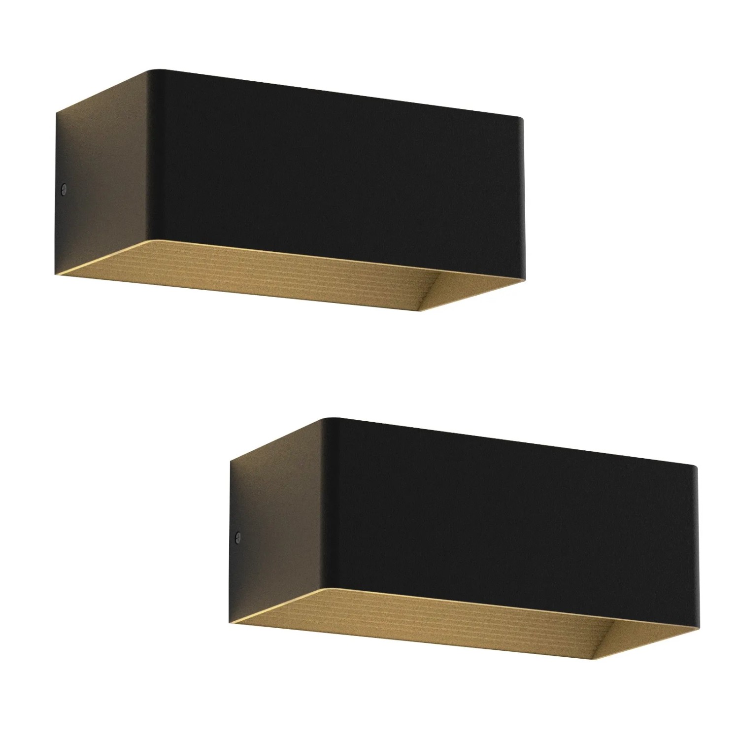 NETTLIFE LED Deckenleuchte aus Metall L20cm Schwarz 5W