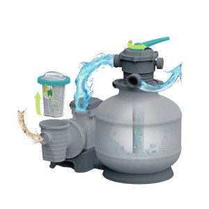 Sandfilteranlage mit Zeitschaltuhr GS 6.056 l/h 230 W