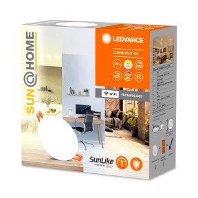 LEDVANCE DOWNLIGHT SLIM SQUARE – LED-Einbauleuchte, Tageslichtweiß, 118 X 30 Mm, Für Deckenmontage