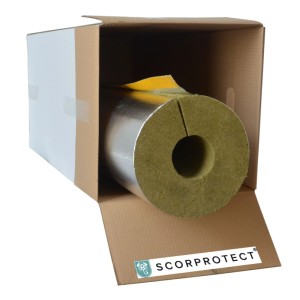 Scorprotect Karton Rohrisolierung Alu 89 MM X 80 MM