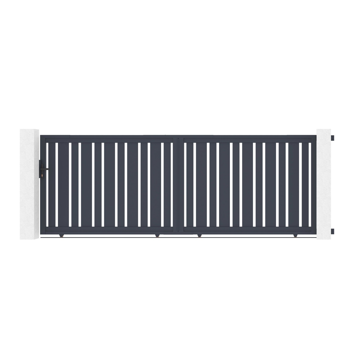 Casanoov Schiebetor Aus Aluminium 4M Veymont H 140Cm Grau günstig online kaufen