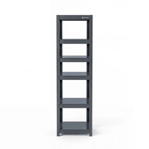 JAN NOWAK Schmales Metallregal JOHNNY 180 x 45 x 42 cm Anthrazit