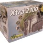 Verpackung der Ubbink Xtra 2300 Springbrunnenpumpe, 35W Teichpumpe mit Fontänenaufsätzen.