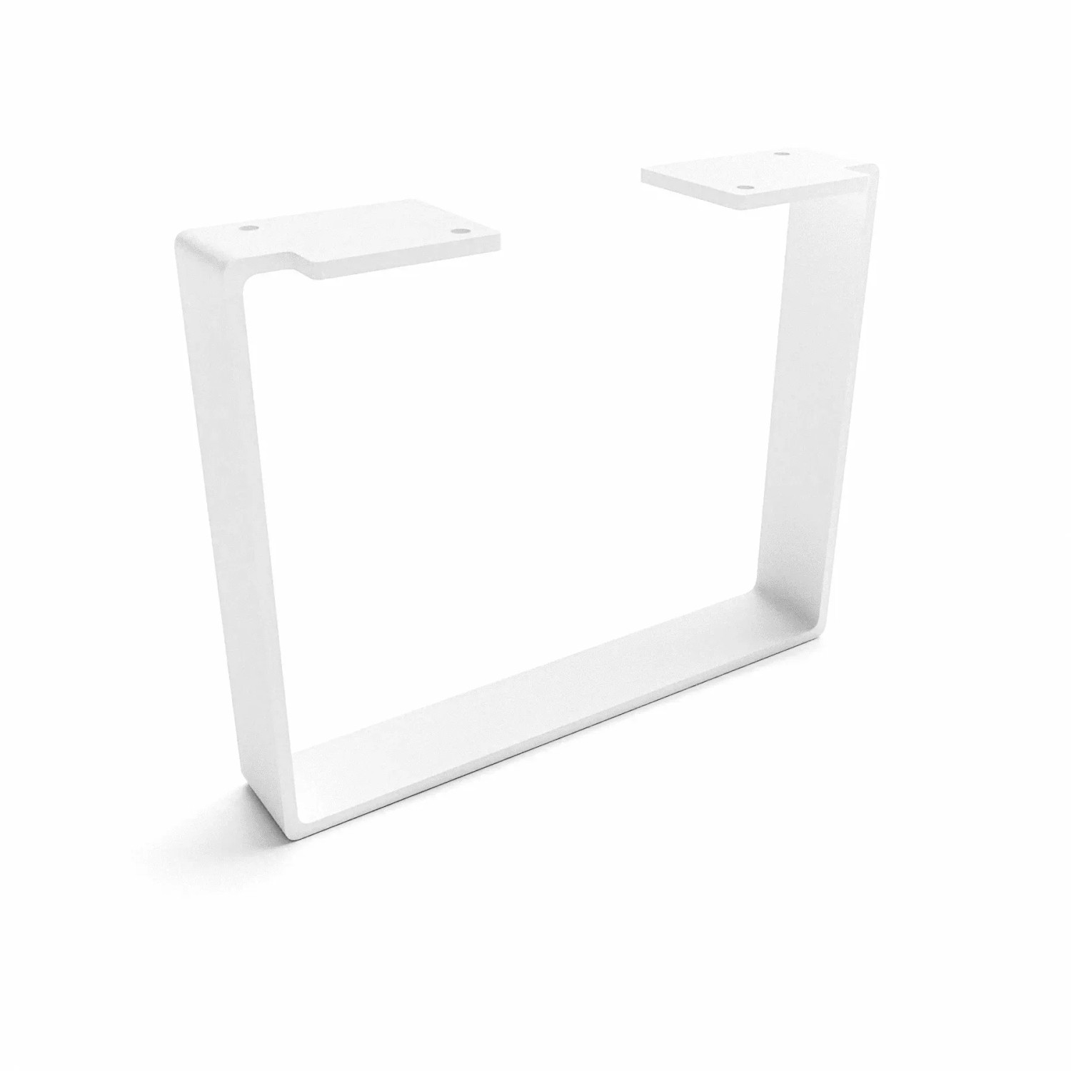 HEVVA Möbelbein LUXEMBURG 20 cm Hoch 25 cm Tief 1 Fuß Weiß