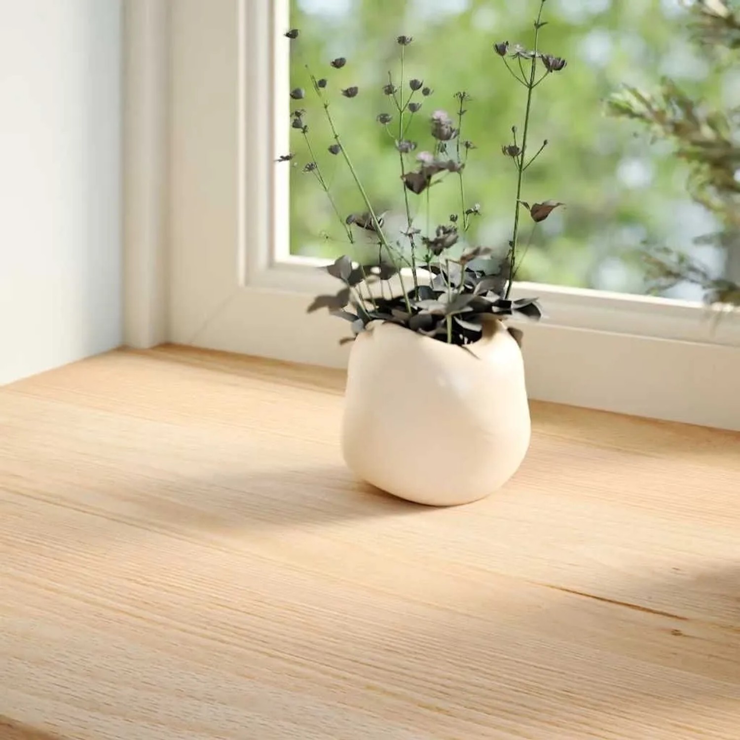 vidaXL Fensterbänke 2 Stk Unbehandelt 160x30x2 cm Massivholz Eiche 4009116_3