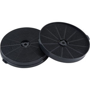 Respekta Aktivkohlefilter MIZ 1000, 2er-Set für Dunstabzugshauben. Filter neutralisieren Gerüche.