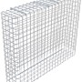 Feuerverzinkte Gabiona Gabione, 82x102x22 cm, Maschenweite 5x5 cm, Drahtgitter.