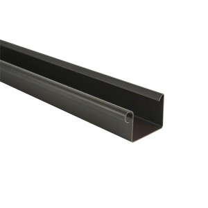 Marley Kastendachrinne RG 70, braun, 3 m lang, aus Kunststoff.