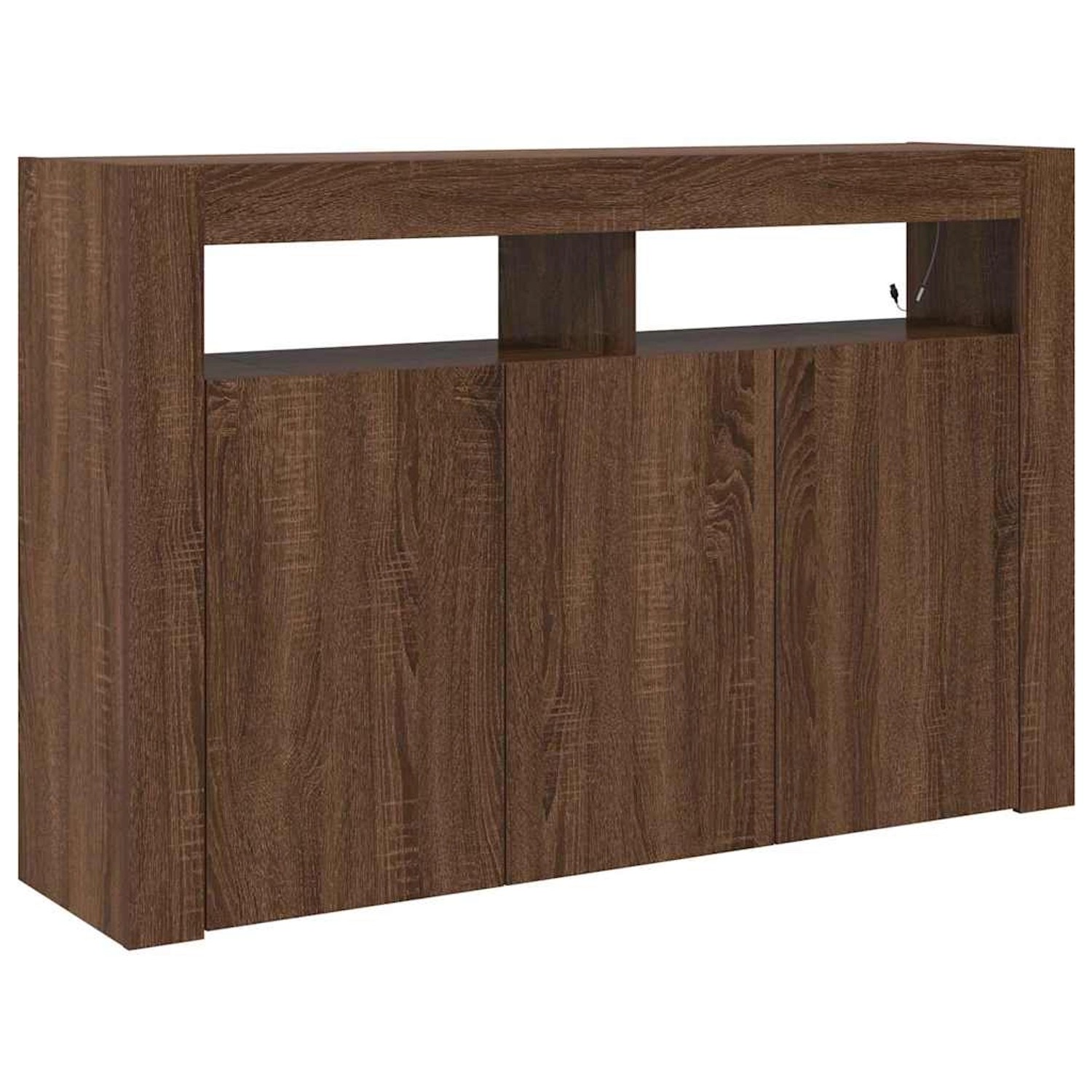 vidaXL Sideboard Braun Eichen-Optik 116 x 30 x 75 cm Holzwerkstoff 3333882