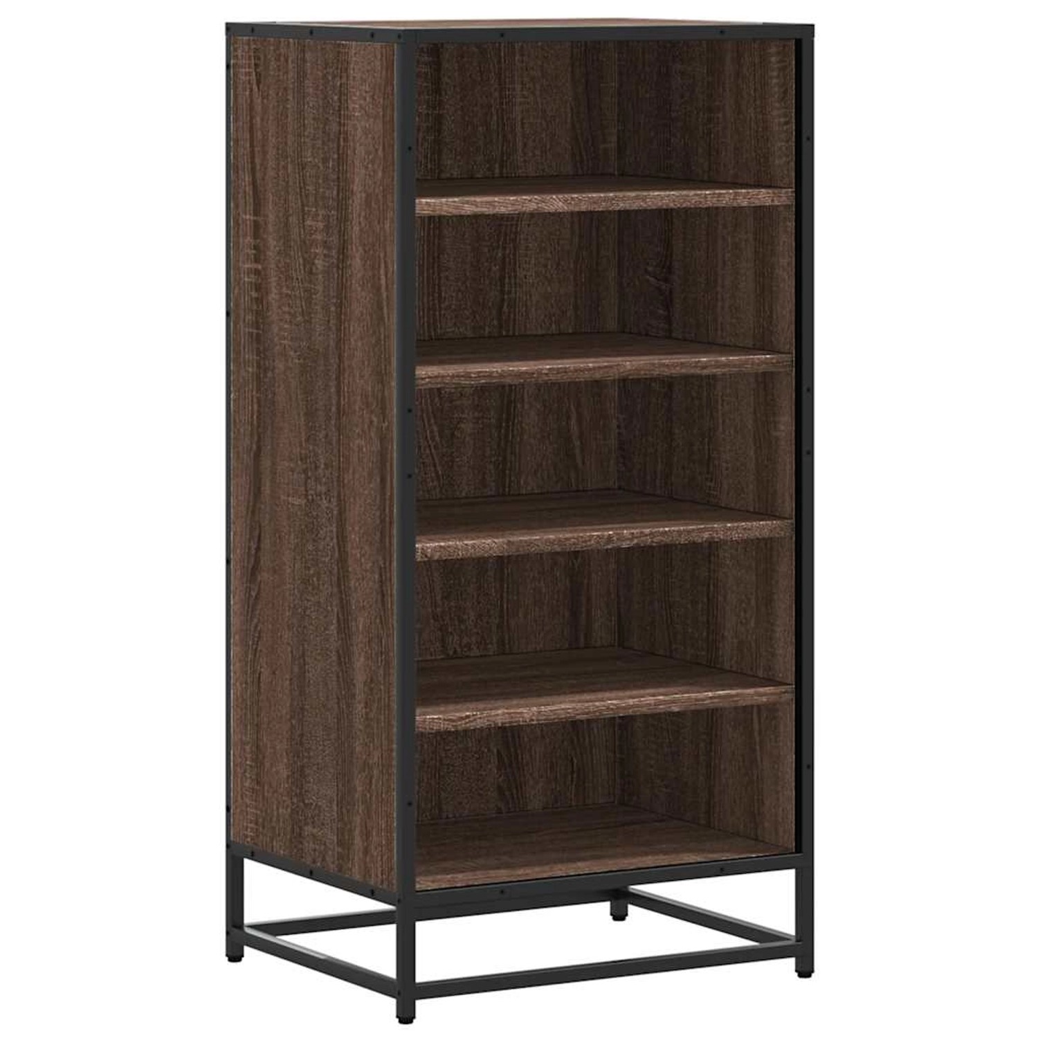 vidaXL Schuhregal Braun Eichen-Optik 48x38x97,5 cm Holzwerkstoff 849208 günstig online kaufen