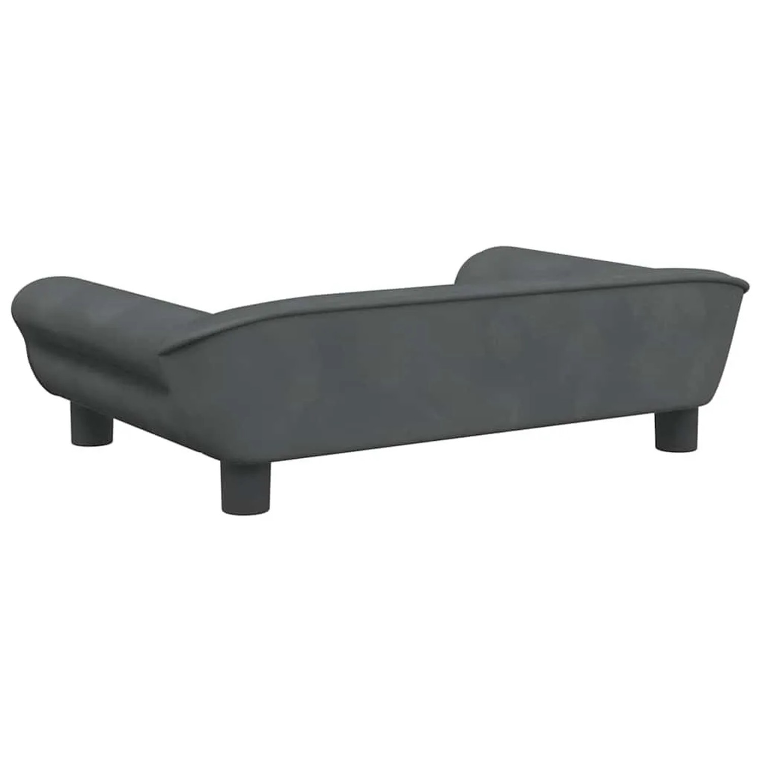 vidaXL Hundebett Dunkelgrau 70x48x22 cm Samt 172014_5
