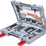 Bosch Premium Zubehör-Set, 76-teilig im Koffer, verschiedene Bohrer und Bits.