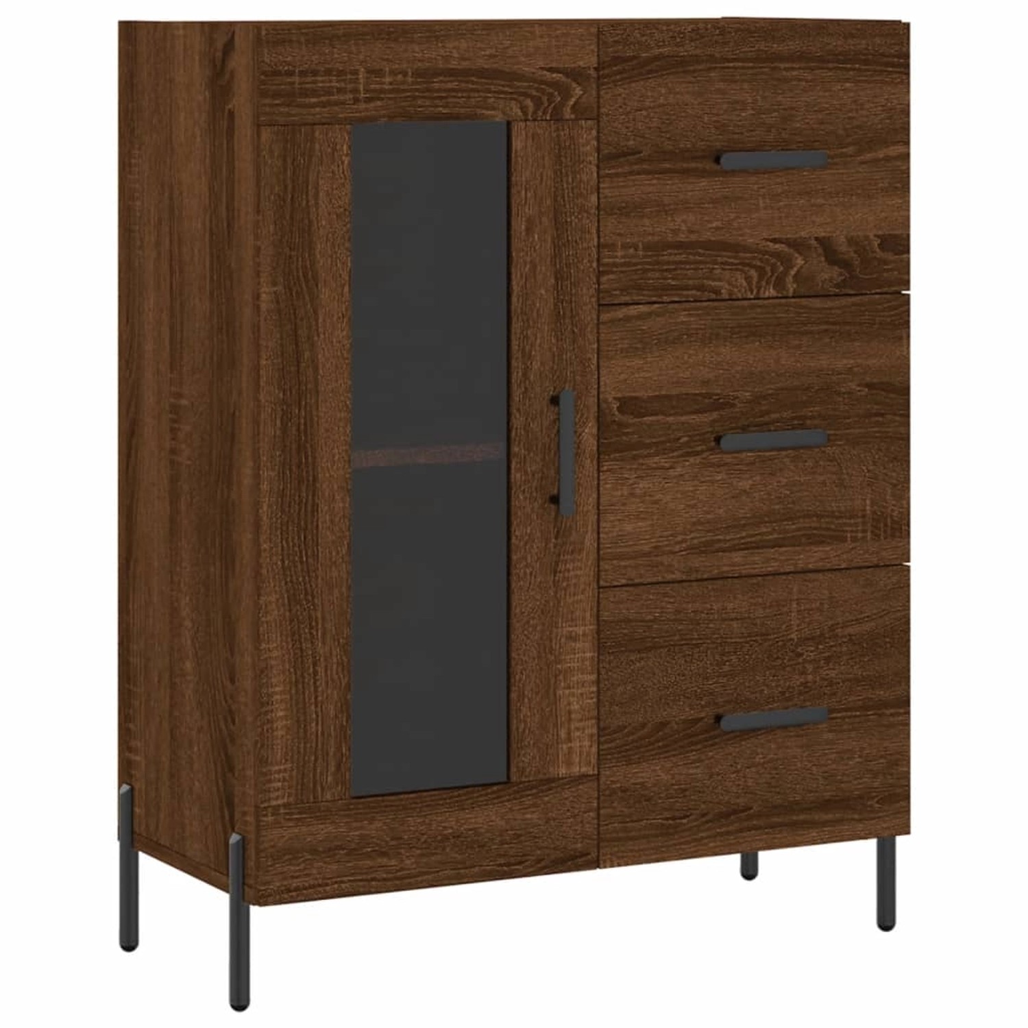 vidaXL Sideboard Braun Eichen-Optik 69,5x34x90 cm Holzwerkstoff 828059 günstig online kaufen