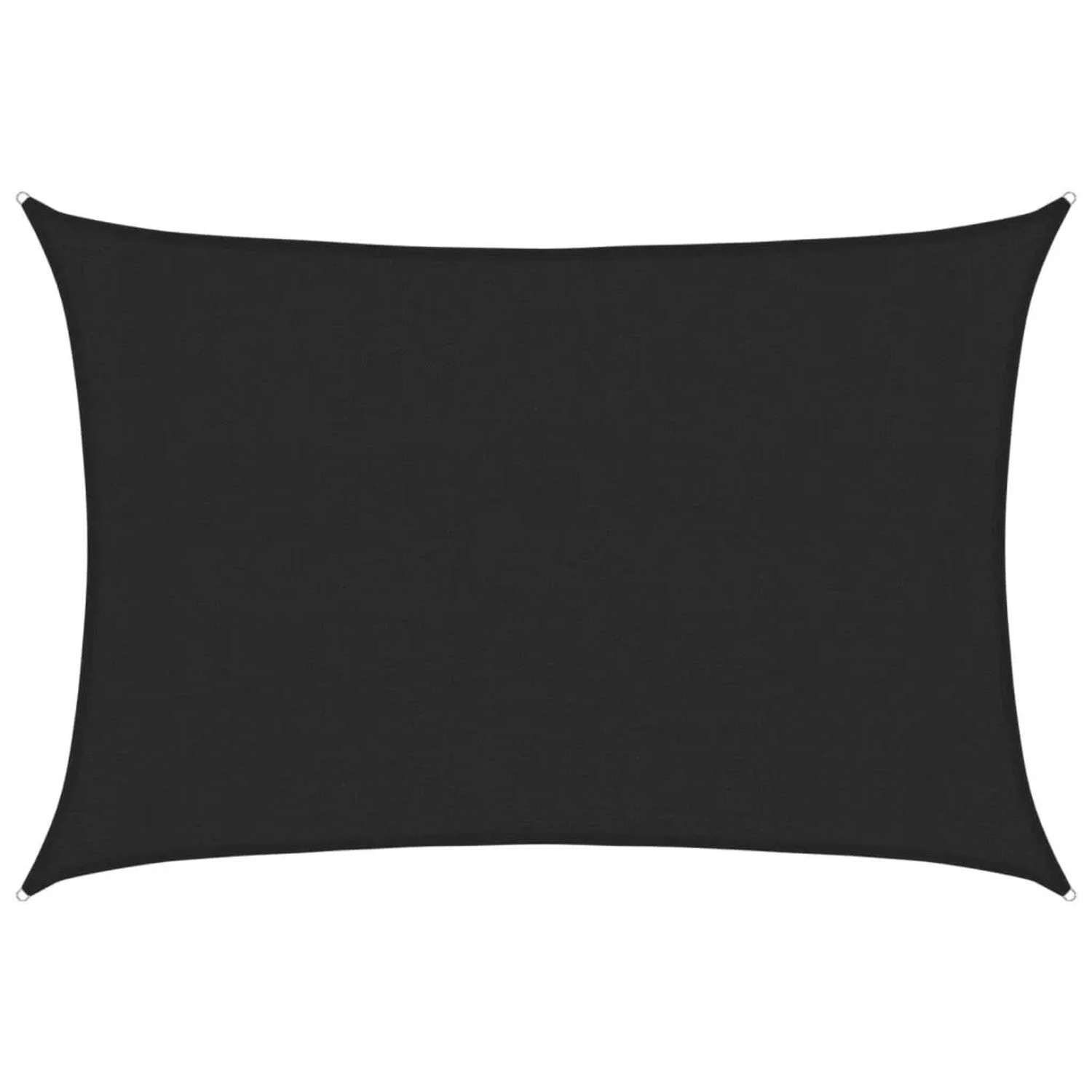 vidaXL Sonnensegel 160 g/m² Schwarz 3x4,5 m HDPE 311733