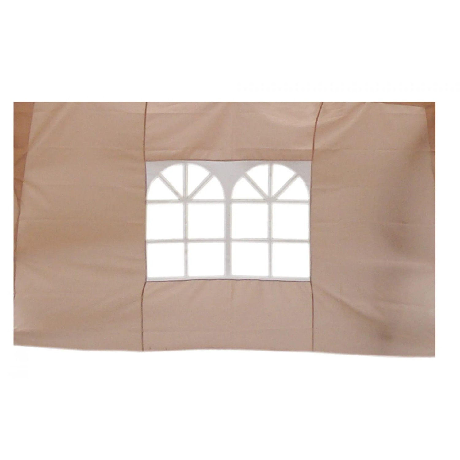 Lex 2er Set Seitenteile für Pavillon 3x3m Fenster  Seitenwand Faltpavillon Partyzelt Beige