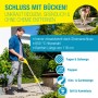 Gloria Thermoflamm Bio Electro Unkrautbrenner im Einsatz gegen Unkraut auf Pflastersteinen.