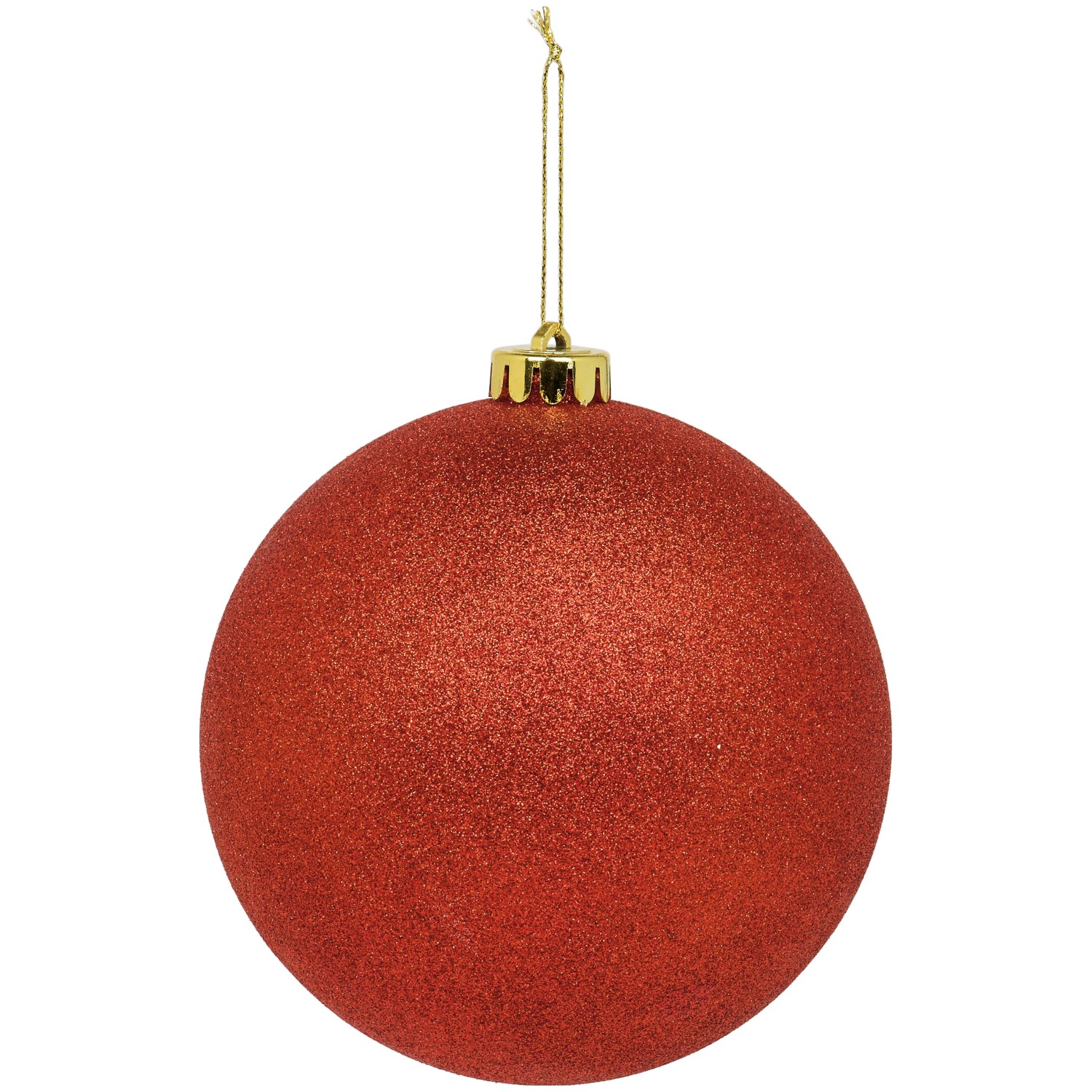6 XL Christbaumkugeln 15cm Rot - Weihnachtsbaum Schmuck