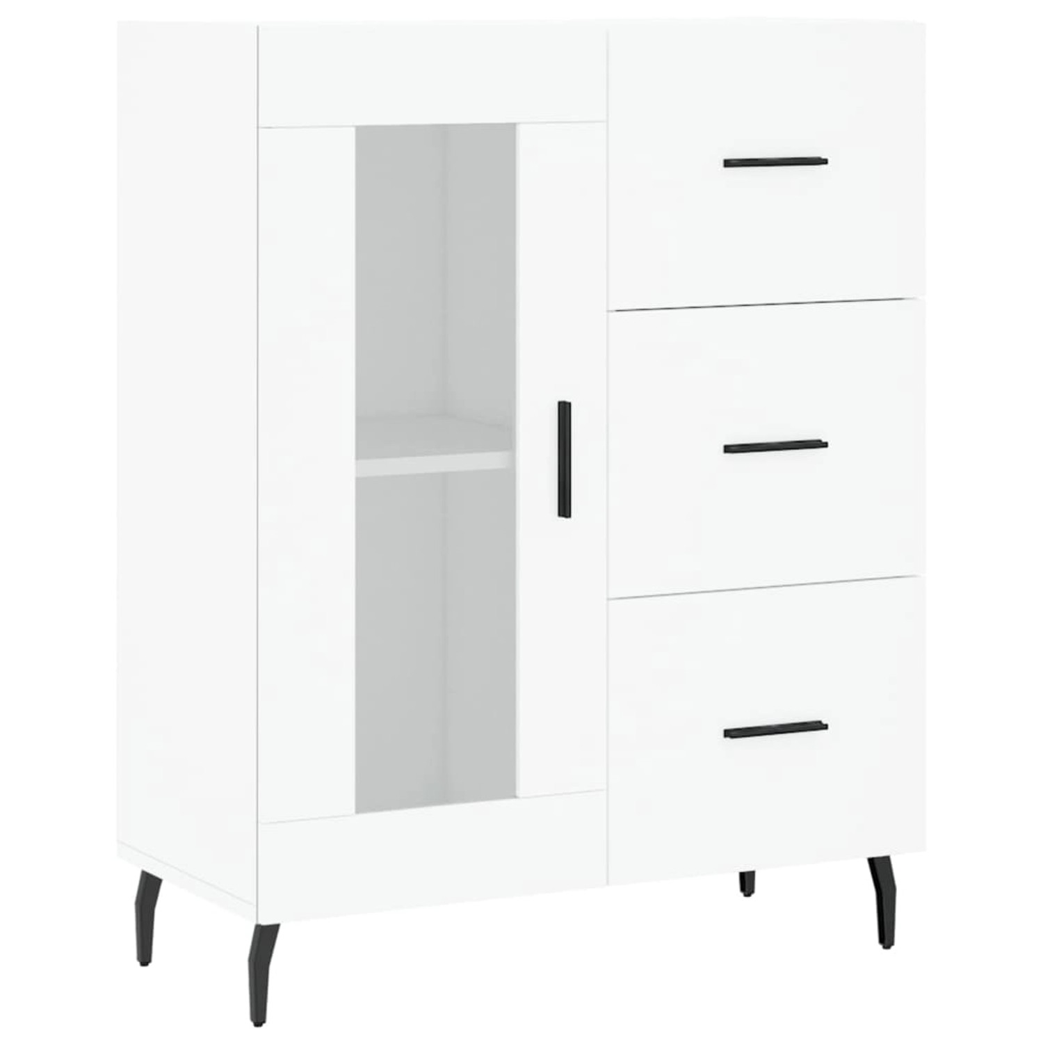 vidaXL Sideboard Weiß 69,5x34x90 cm Holzwerkstoff 828060 günstig online kaufen