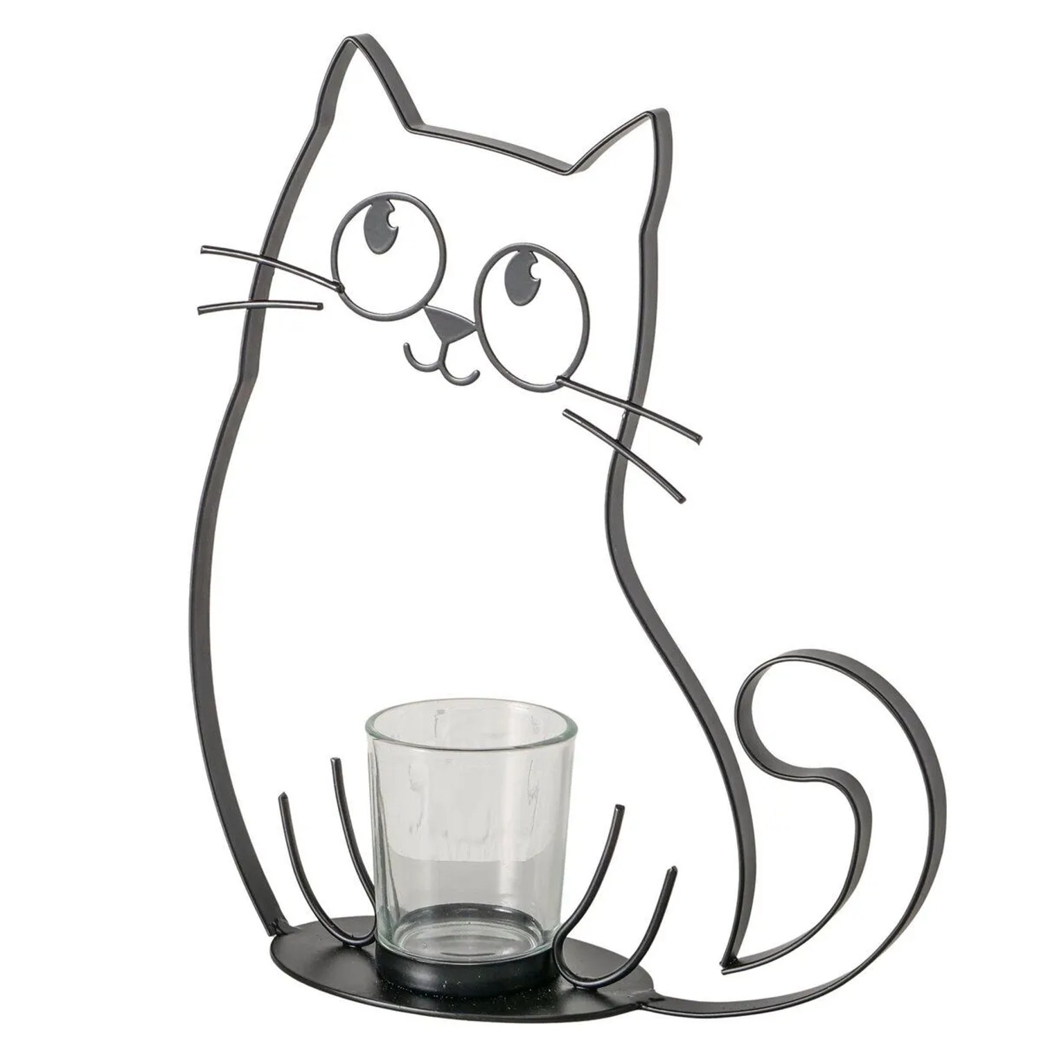 Boltze Windlicht Mollie Katze