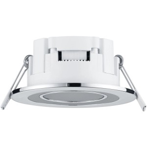 Trio LED Einbauspot Core, 5W, Chrom, Detailansicht. Moderner Deckenspot für Innenräume.