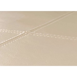 BERLINLODGE Aufbewahrungs-Truhe Lars XXL 45x180x45cm Stoff/Textil Schriftzug