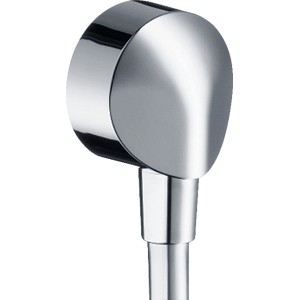 Hansgrohe FixFit Wandanschluss E, Chrom, mit Rückflussverhinderer.